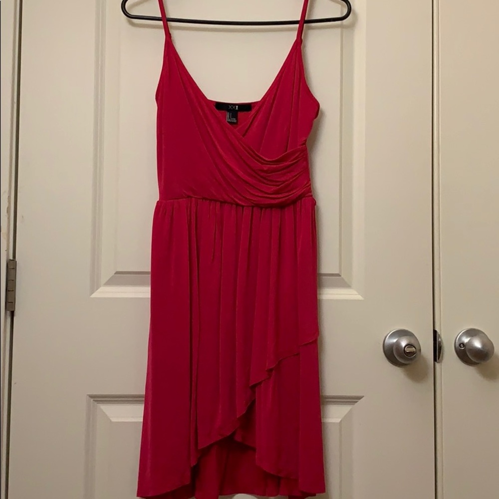 Hot pink dress